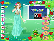 Флеш игра онлайн Розы партии одеваются / Rose Party Dress Up